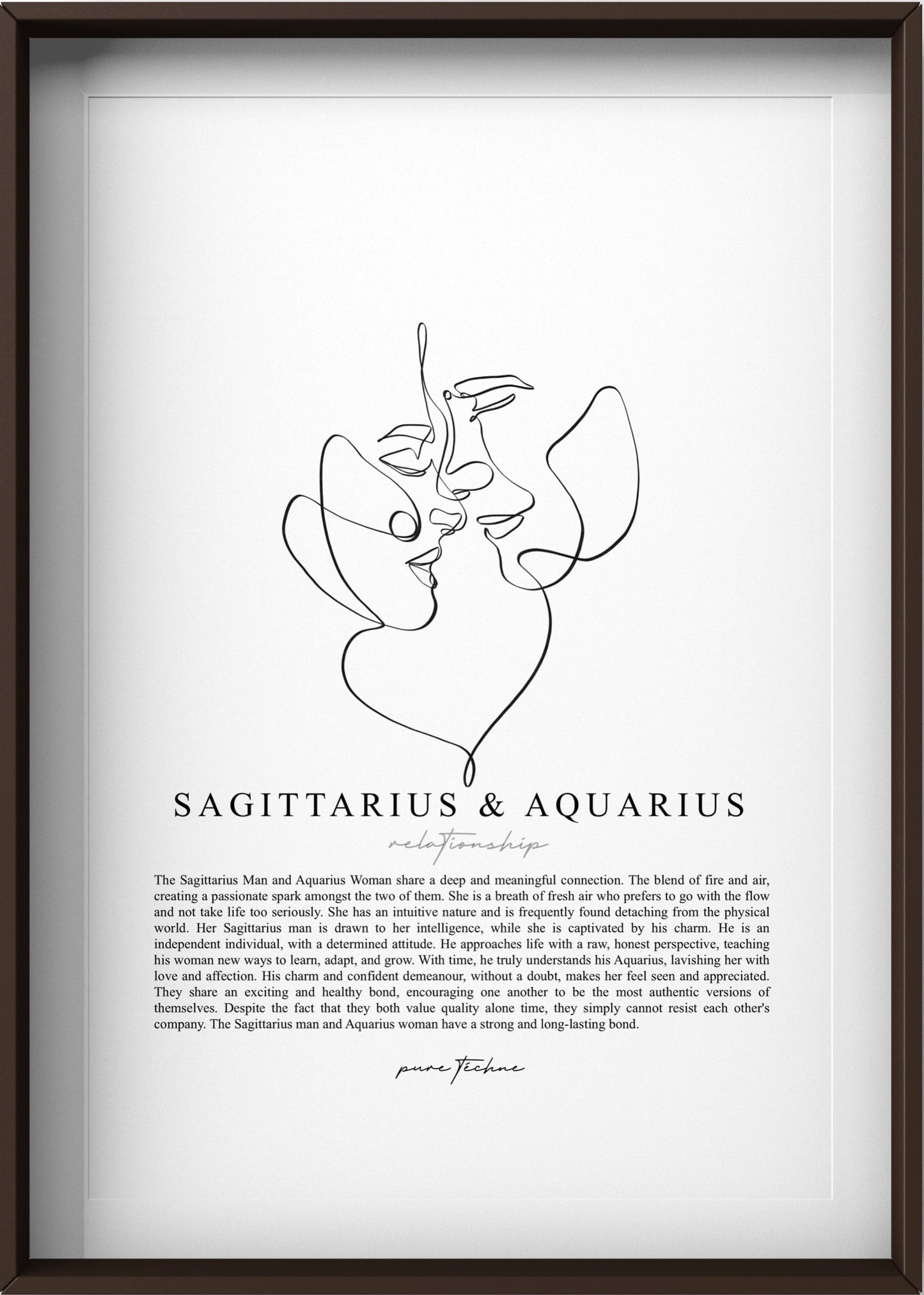 Sagittarius Man & Aquarius Woman