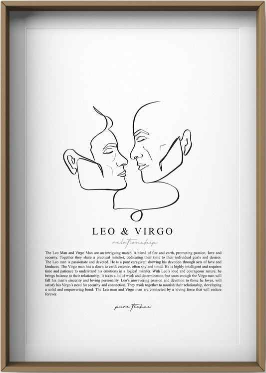 Leo Man & Virgo Man