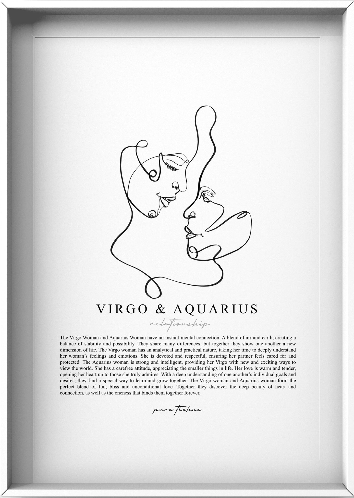 Virgo Woman & Aquarius Woman