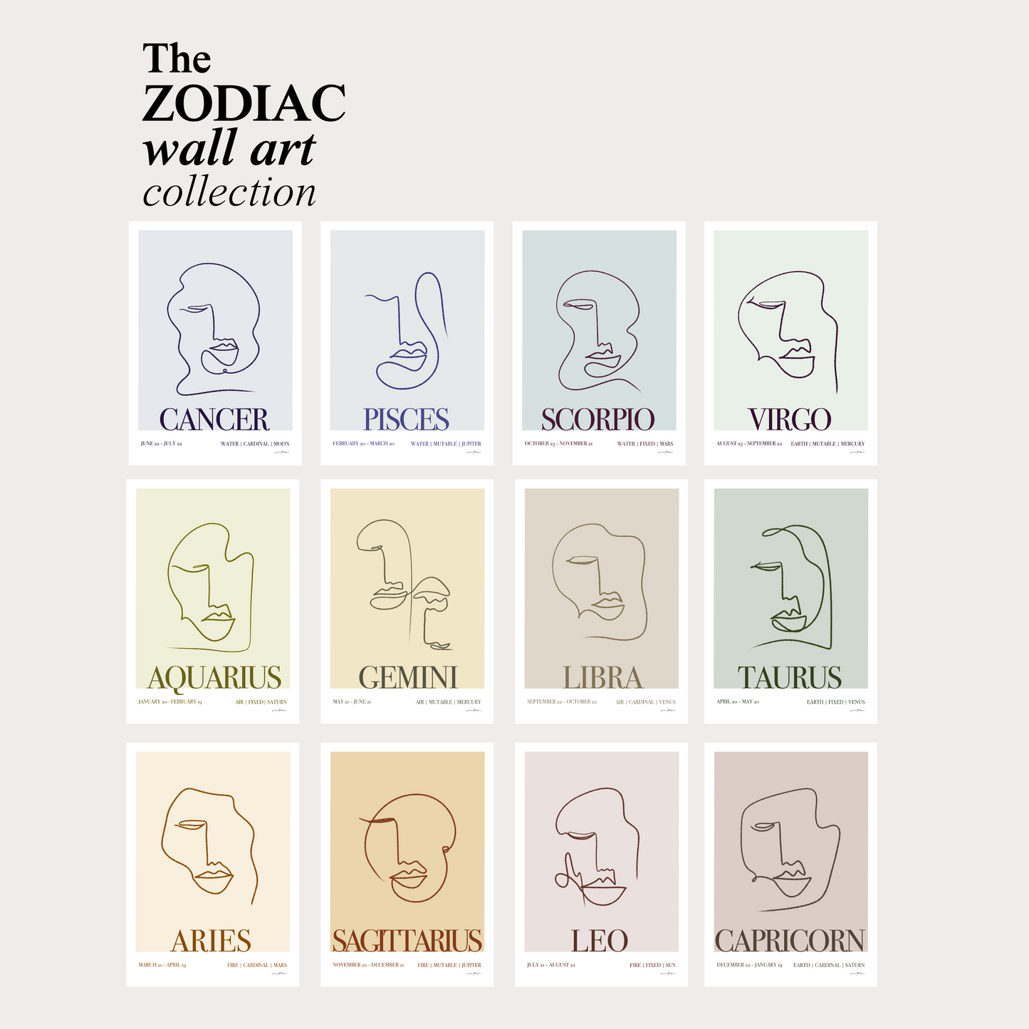 Zodiac Wall Art - 'Scorpio'