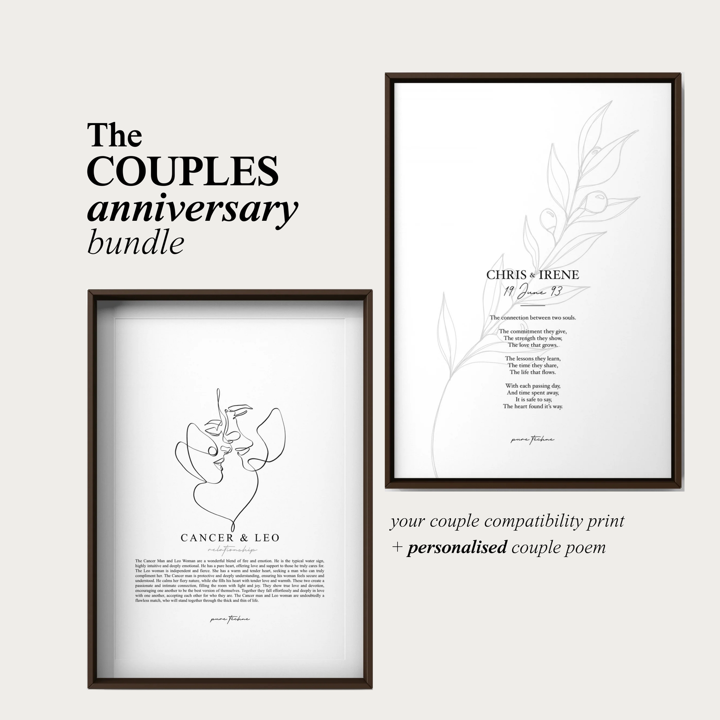 The Couples Anniversary - Bundle Set