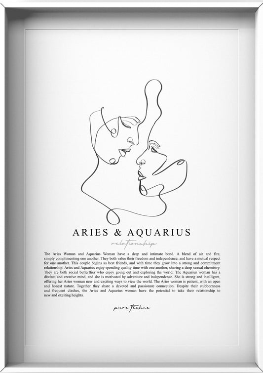 Aries Woman & Aquarius Woman