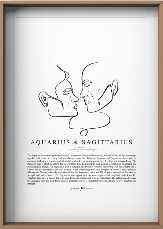 Aquarius Man & Sagittarius Man