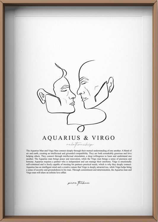 Aquarius Man & Virgo Man