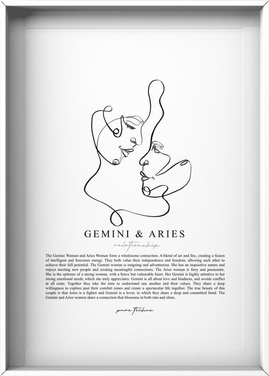 Gemini Woman & Aries Woman