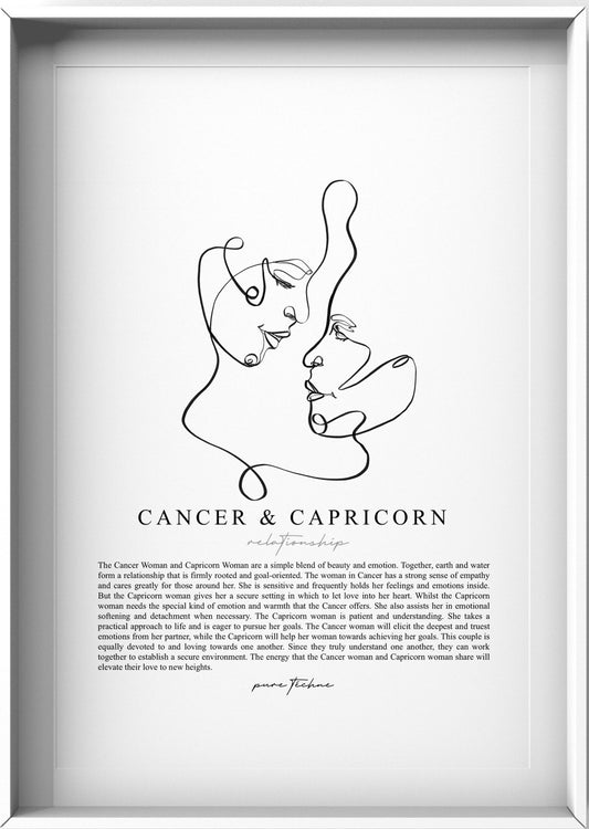 Cancer Woman & Capricorn Woman