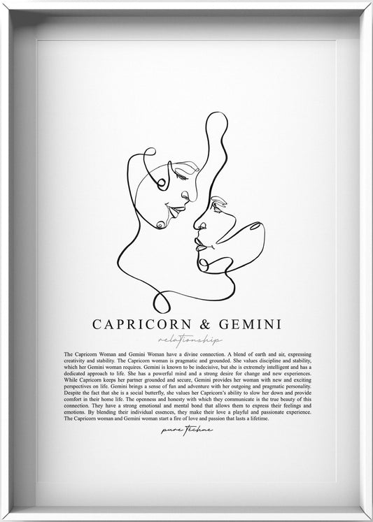 Capricorn Woman & Gemini Woman