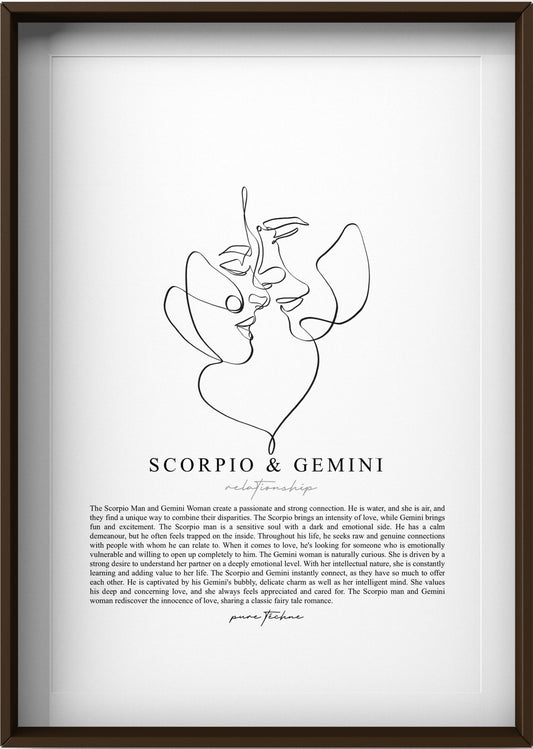 Scorpio Man & Gemini Woman