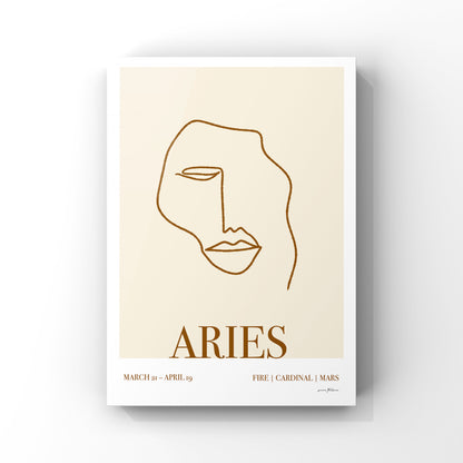 Zodiac Wall Art - 'Aries'