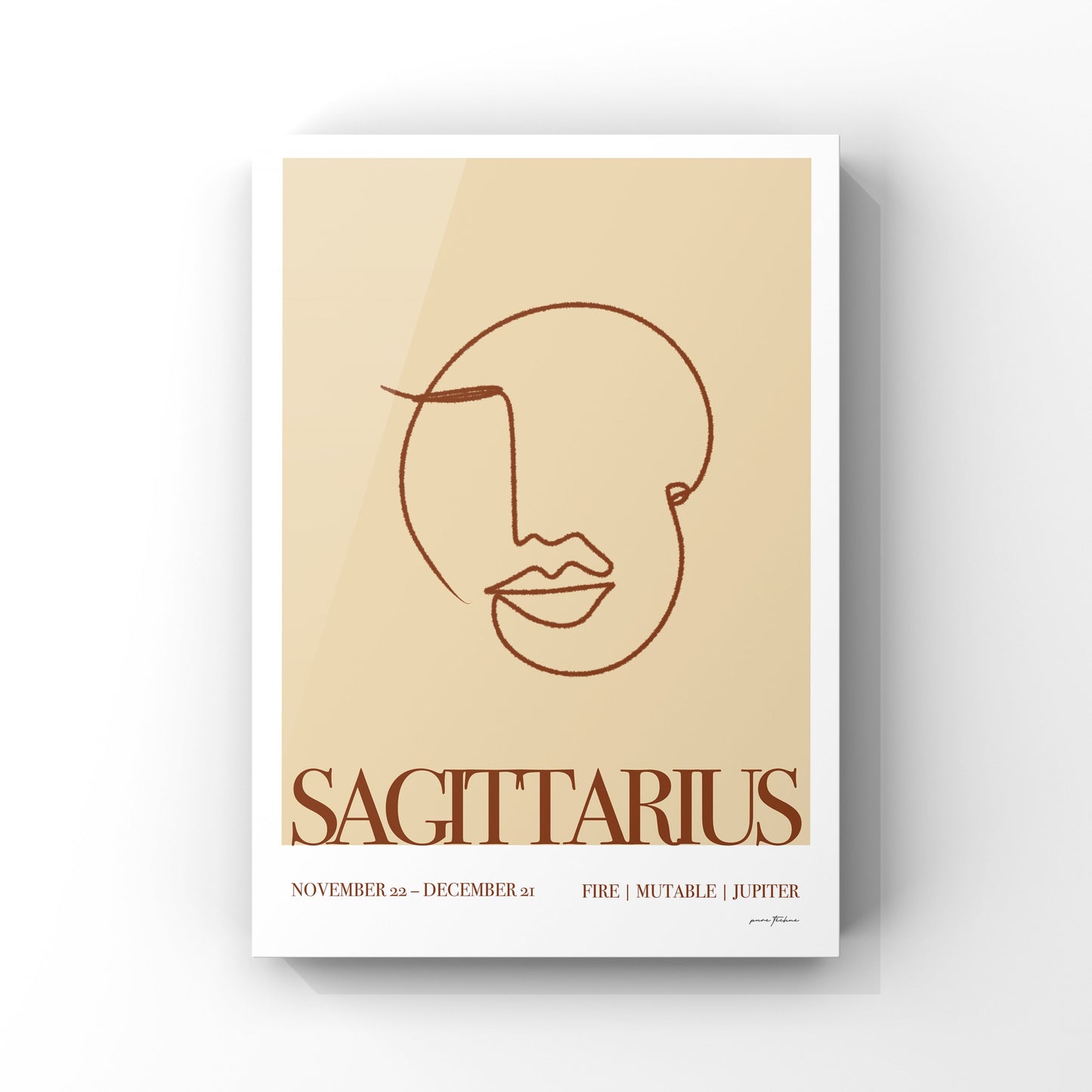 Zodiac Wall Art - 'Sagittarius'