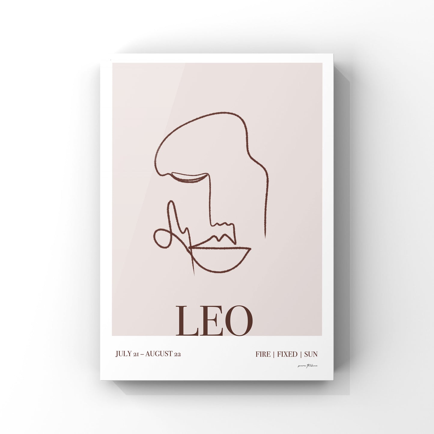 Zodiac Wall Art - 'Leo'