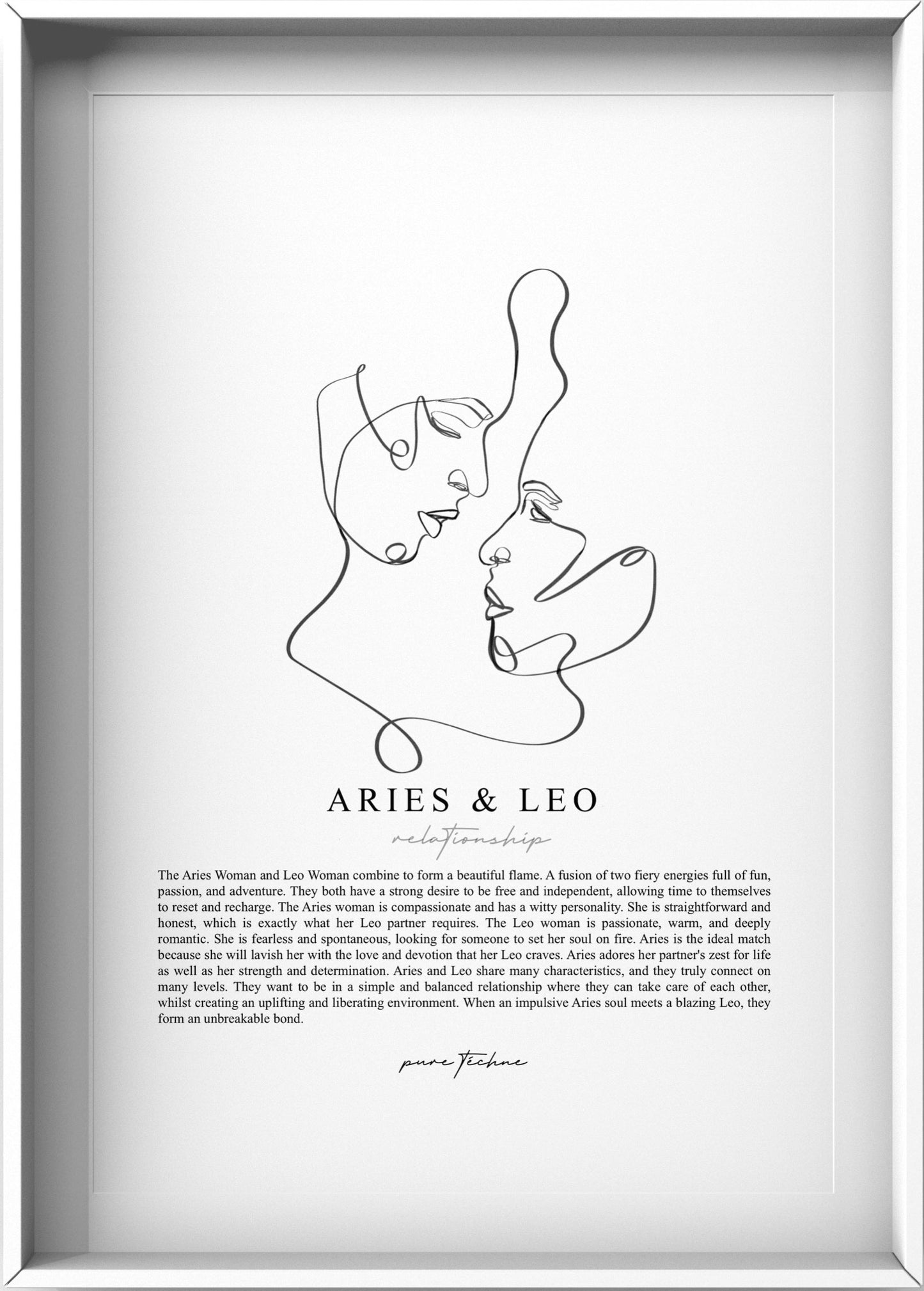 Aries Woman & Leo Woman