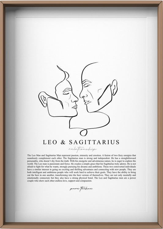 Leo Man & Sagittarius Man