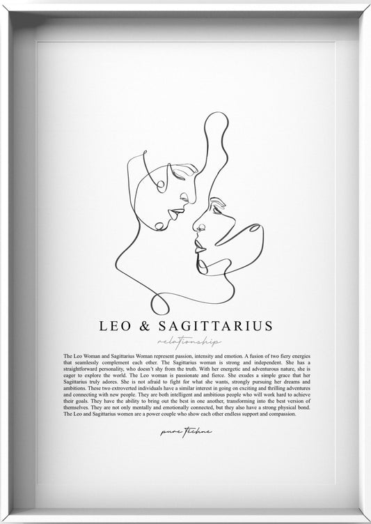 Leo Woman & Sagittarius Woman