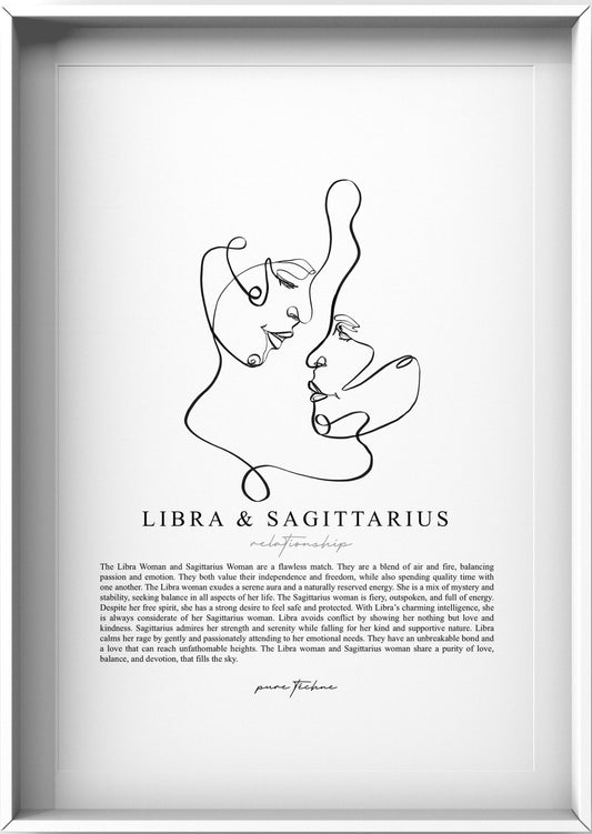 Libra Woman & Sagittarius Woman