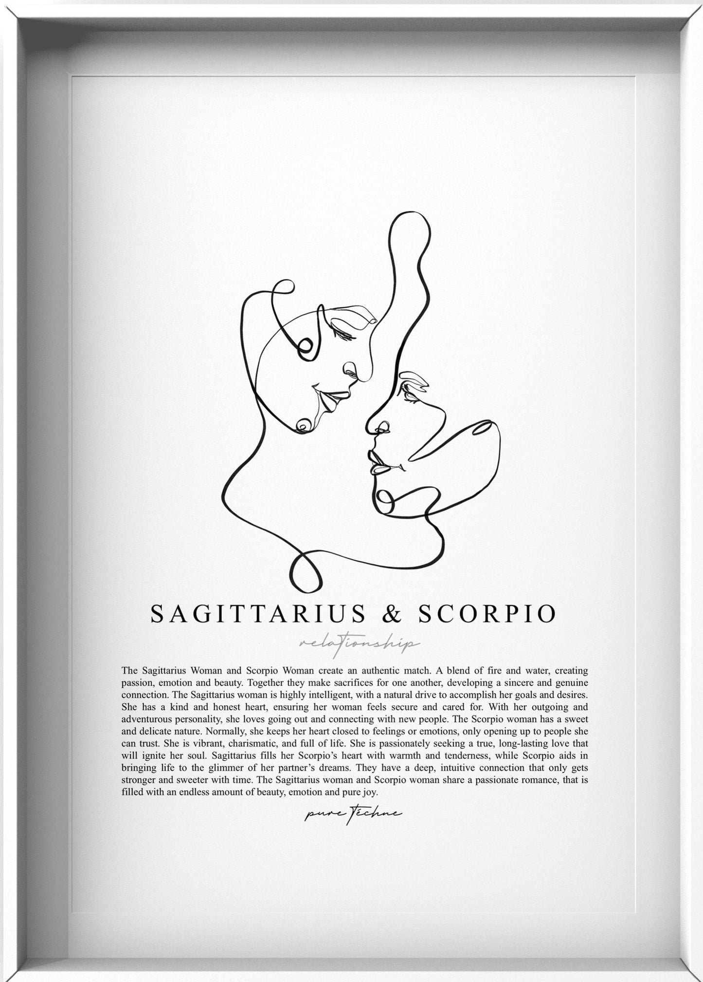 Sagittarius Woman & Scorpio Woman