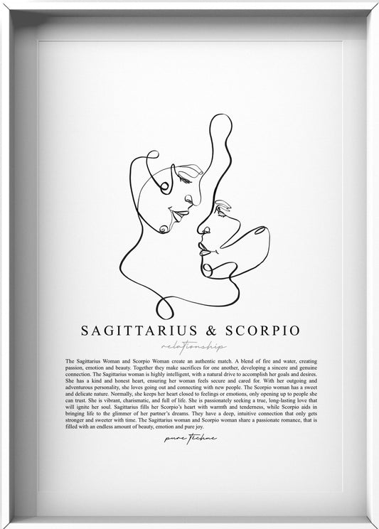 Sagittarius Woman & Scorpio Woman