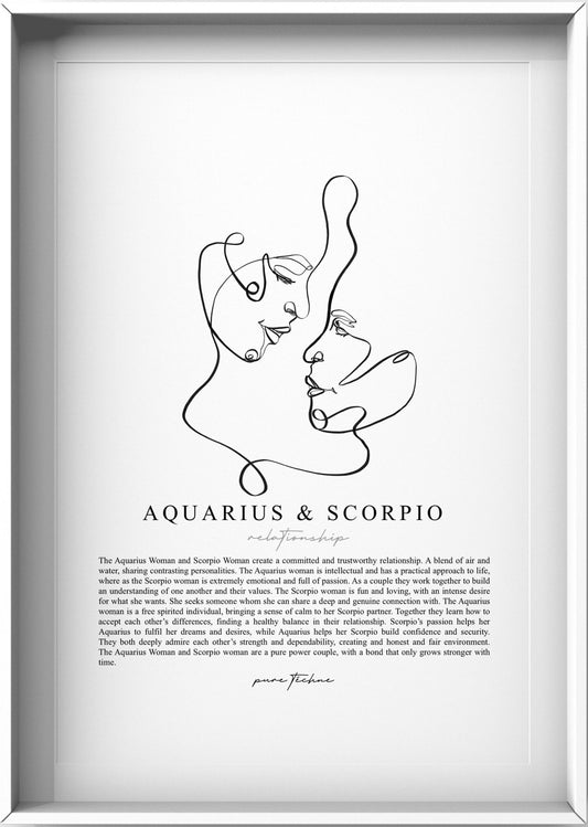 Aquarius Woman & Scorpio Woman