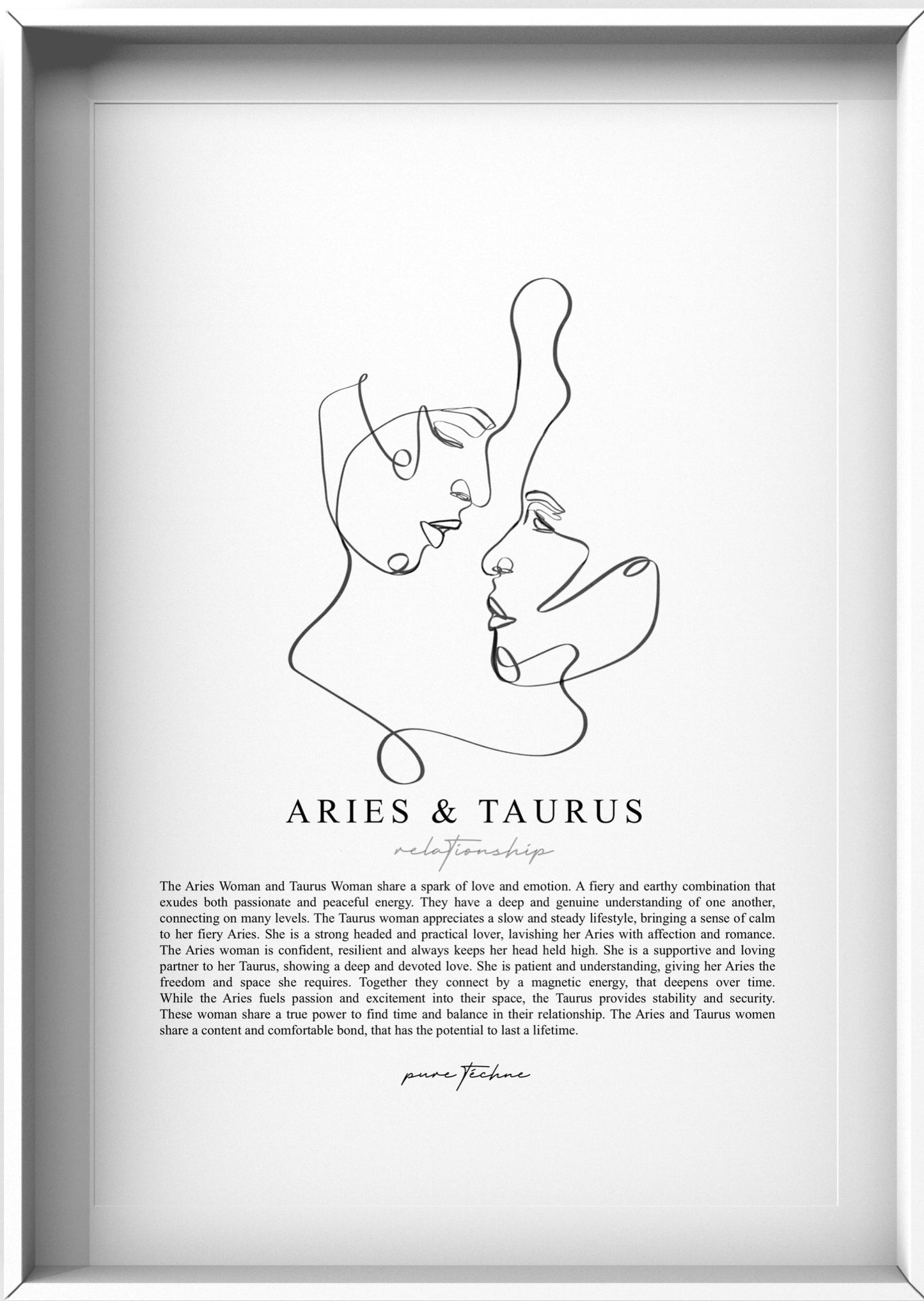 Aries Woman & Taurus Woman