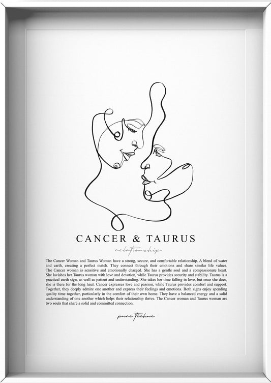 Cancer Woman & Taurus Woman