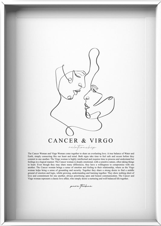 Cancer Woman & Virgo Woman