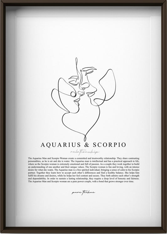 Aquarius Man & Scorpio Woman