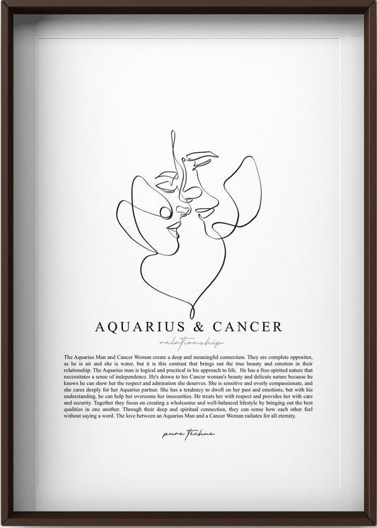 Aquarius Man & Cancer Woman