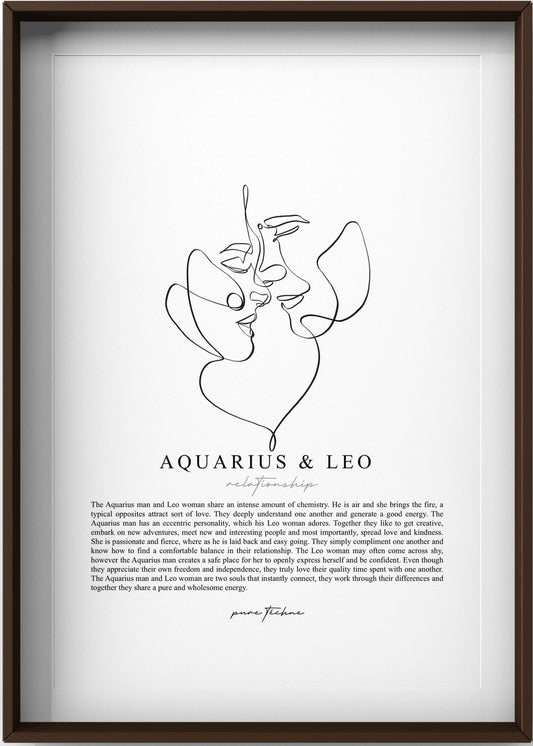 Aquarius Man & Leo Woman