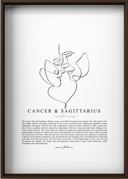 Cancer Man & Sagittarius Woman