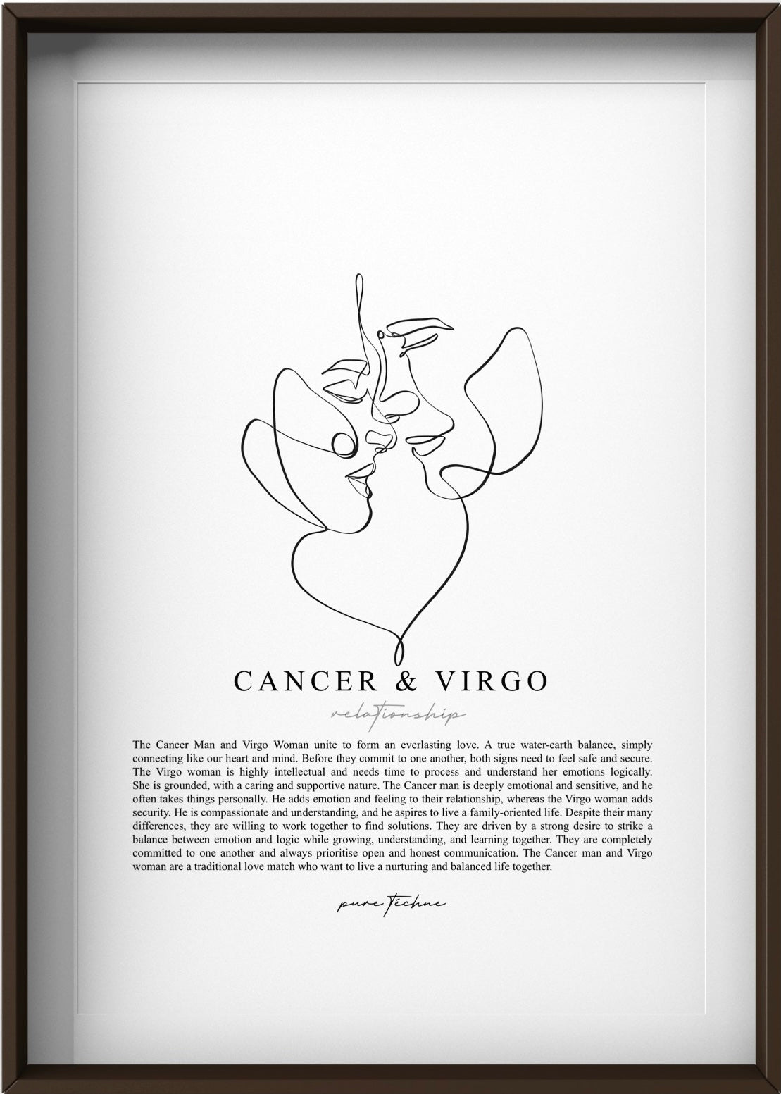Cancer Man & Virgo Woman Pure Téchne