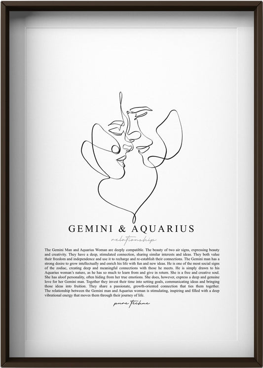 Gemini Man & Aquarius Woman