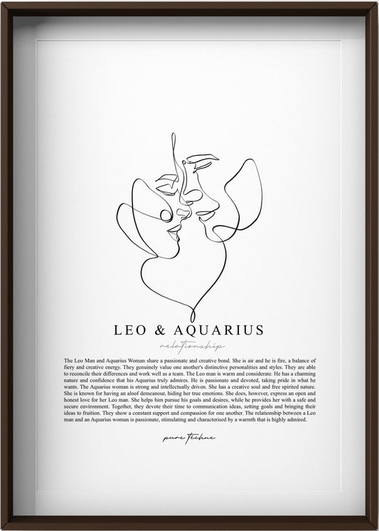 Leo Man & Aquarius Woman