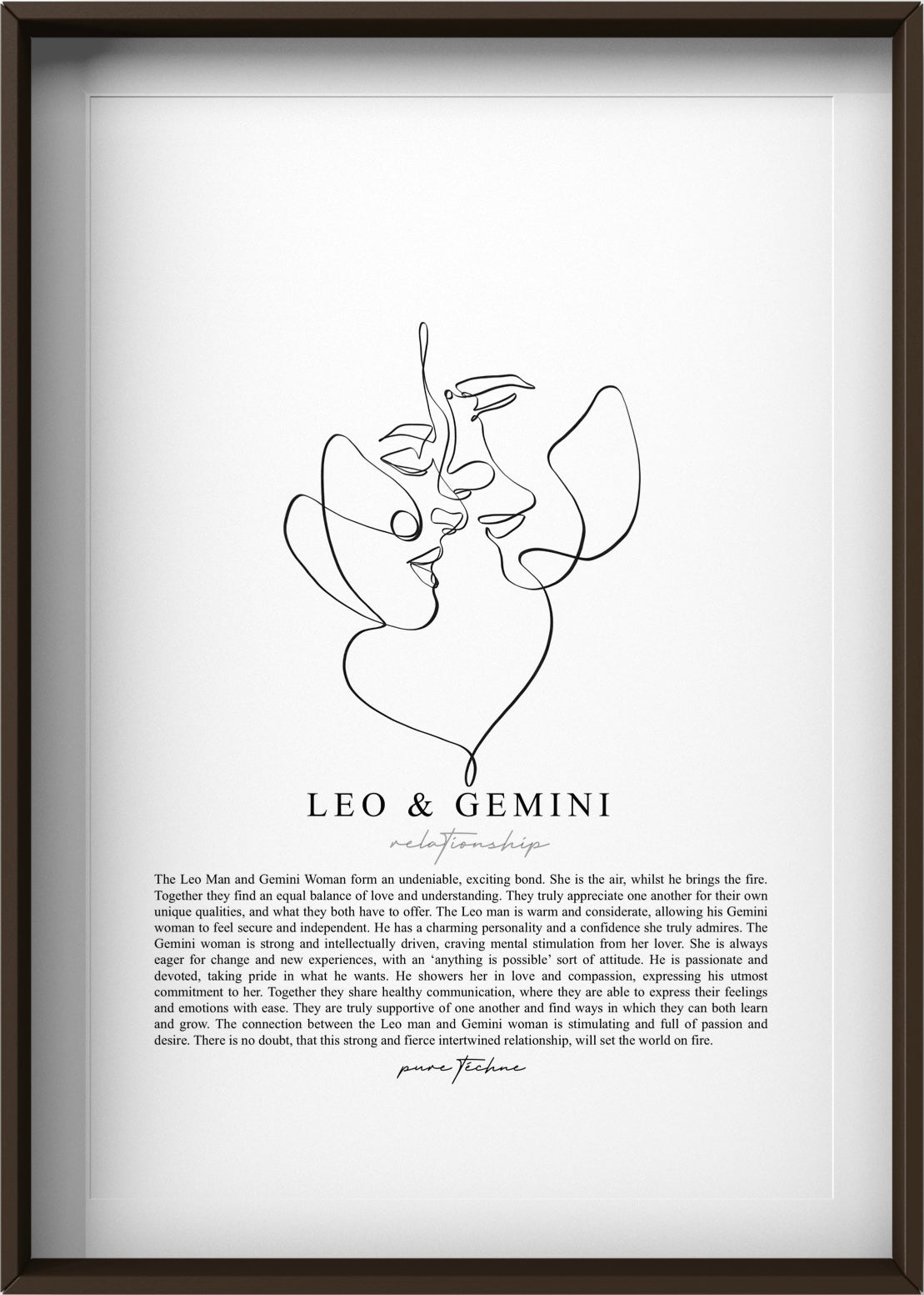 Leo Man & Gemini Woman