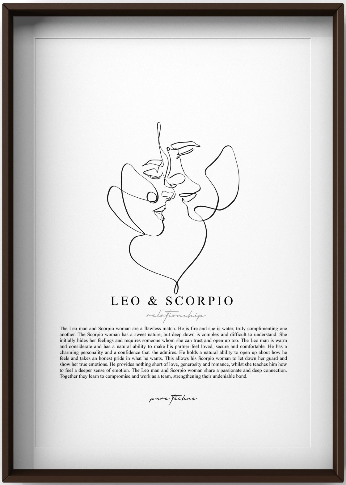 Leo Man & Scorpio Woman