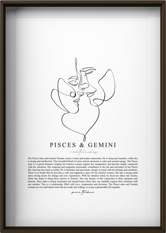 Pisces Man & Gemini Woman