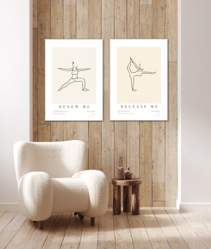 Yoga Wall Art - 'Release Me' - No.5