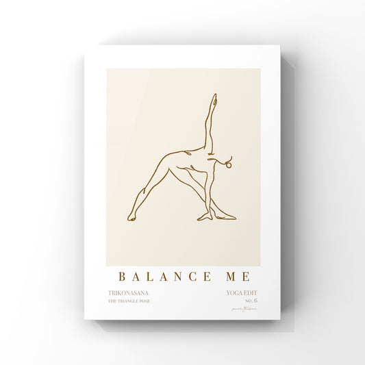 Yoga Wall Art - 'Balance Me' - No.6