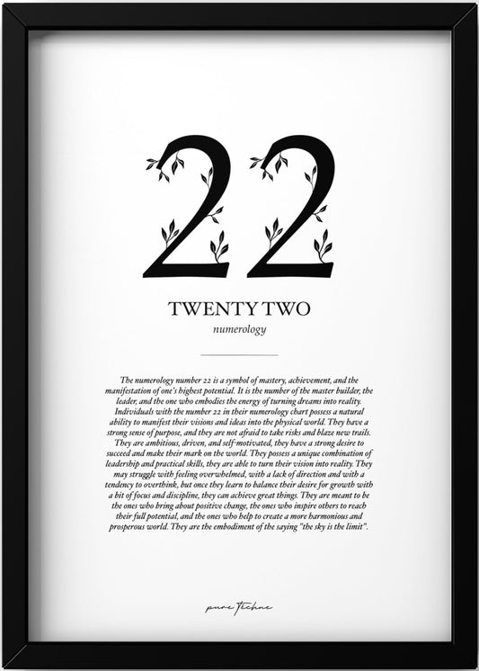 Number Twenty Two - Numerology