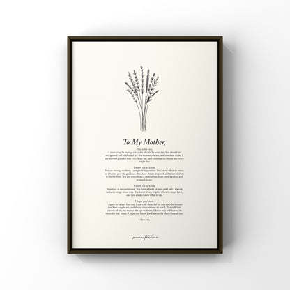 ‘For Mum' 0.1- A4 Print