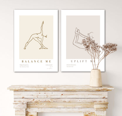 Yoga Wall Art - 'Balance Me' - No.6