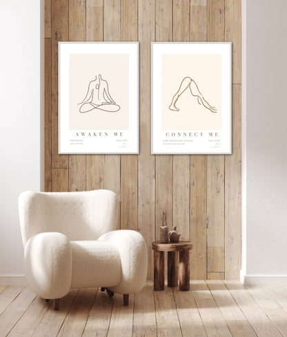 Yoga Wall Art - 'Awaken Me' - No.1