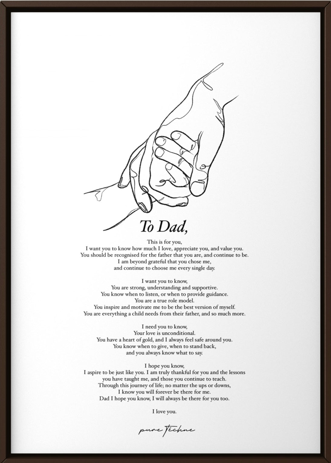 ‘For Dad' 0.1 - A4 Print