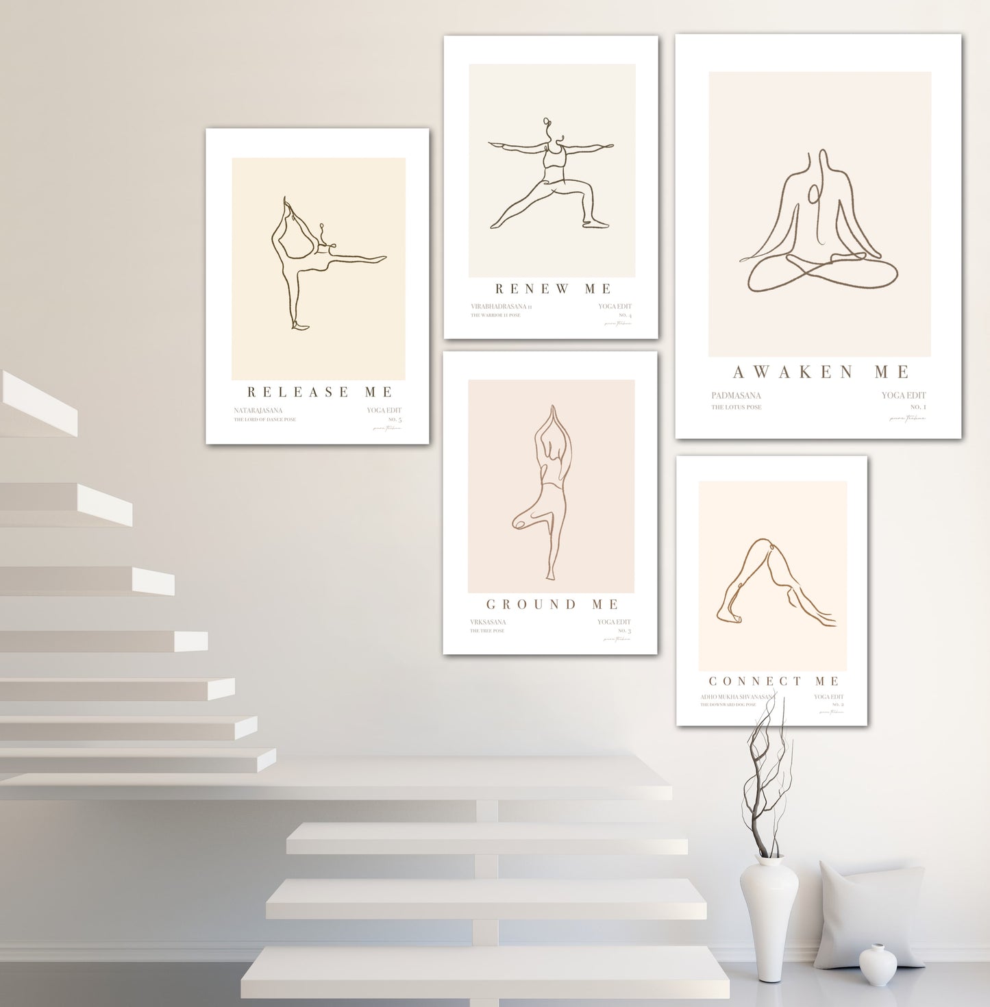 Yoga Wall Art - 'Renew Me' - No.4