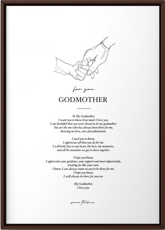 'For My Godmother' Print