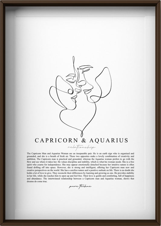 Capricorn Man & Aquarius Woman