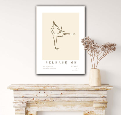 Yoga Wall Art - 'Release Me' - No.5