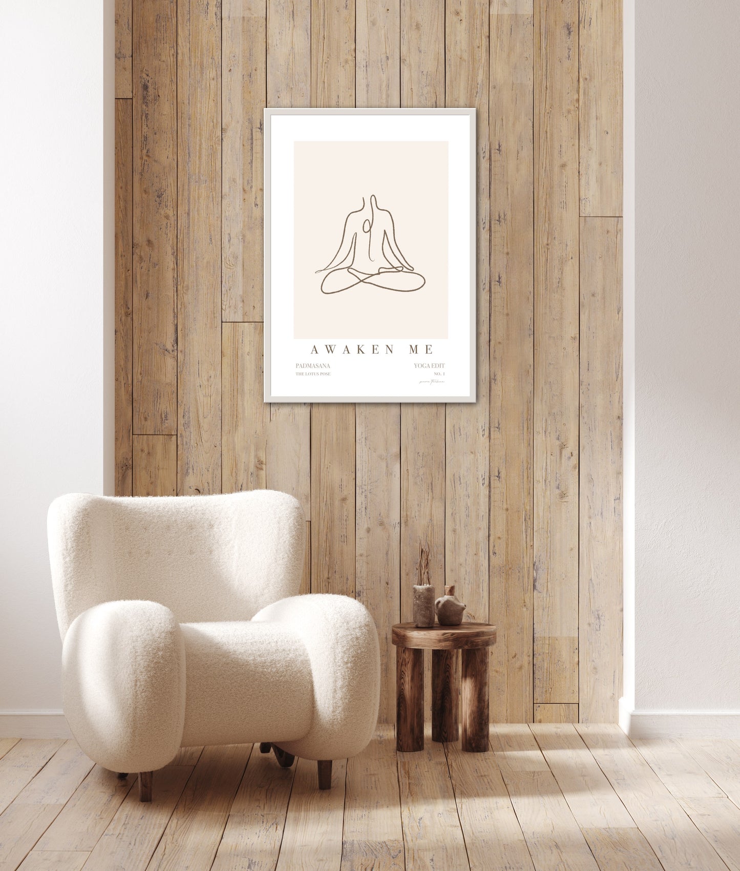 Yoga Wall Art - 'Awaken Me' - No.1