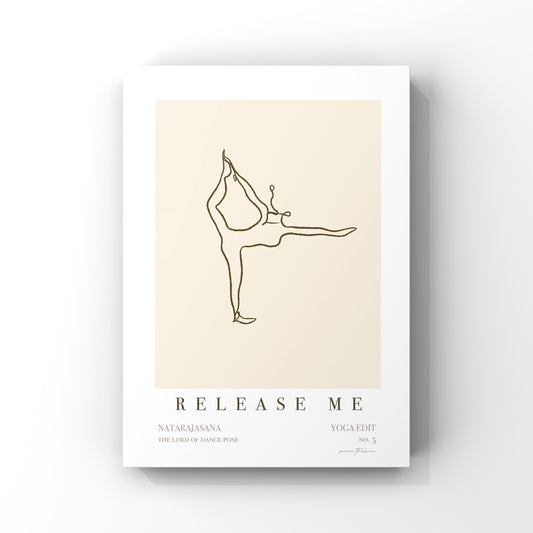 Yoga Wall Art - 'Release Me' - No.5