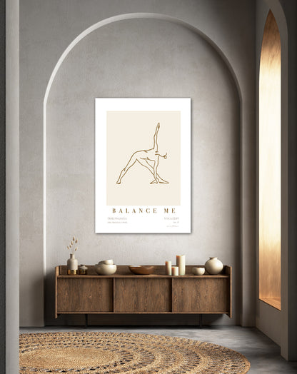 Yoga Wall Art - 'Balance Me' - No.6