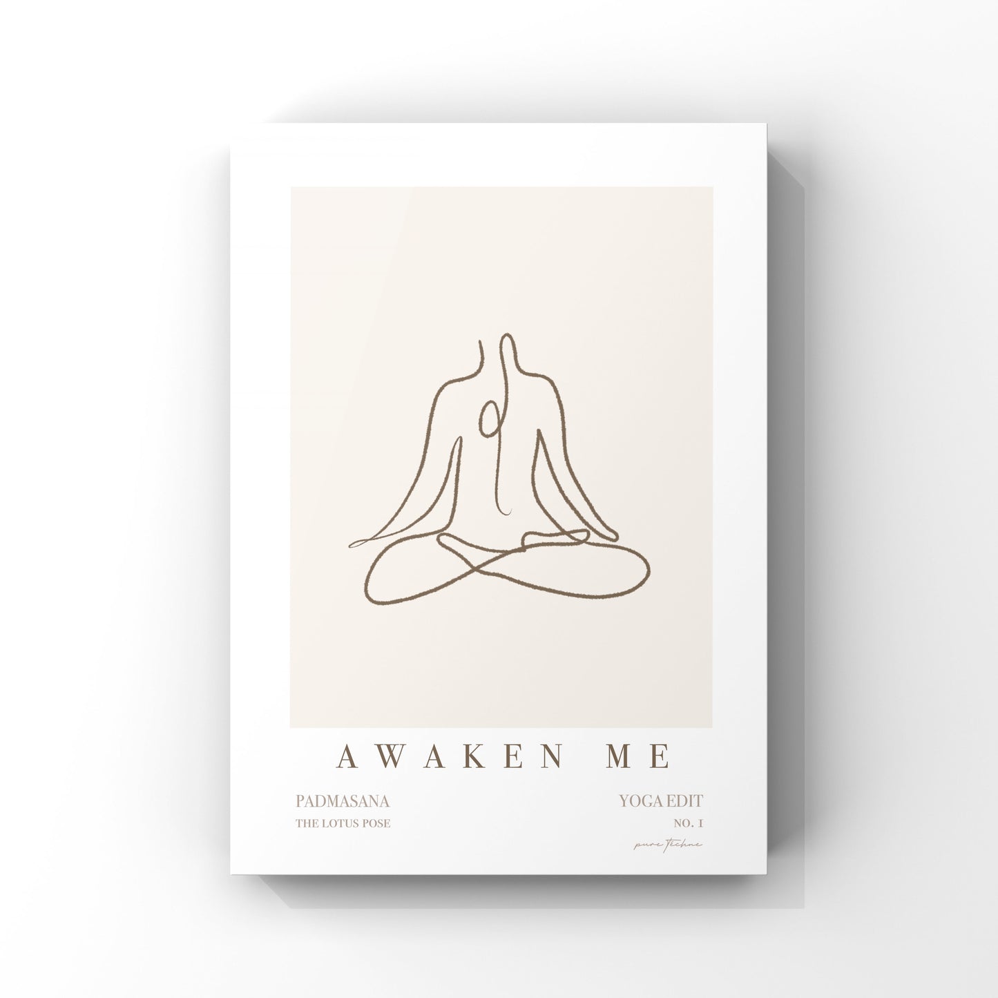 Yoga Wall Art - 'Awaken Me' - No.1